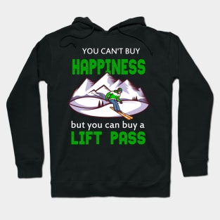 Happiness buy lift pass wintersport ski Design Hoodie